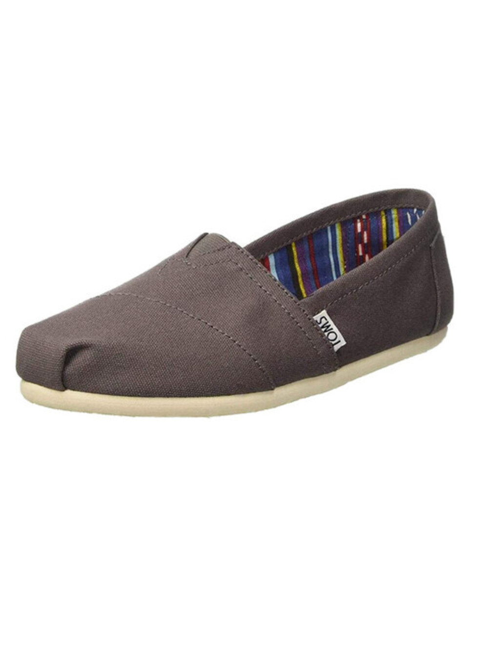 TOMS Women's Classic Canvas Slip-On, Ash, Size 6